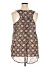 Mileage 100% Polyester Brown Sleeveless Blouse Size 2X - photo 2