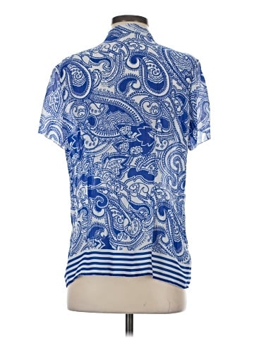 NY Collection Short Sleeve Blouse (view 2)