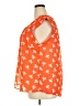 Gap Outlet 100% Polyester Orange Sleeveless Blouse Size XXL - photo 5