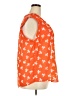 Gap Outlet 100% Polyester Orange Sleeveless Blouse Size XXL - photo 4