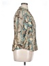 Coldwater Creek 100% Polyester Animal Print Silver 3/4 Sleeve Blouse Size XL (petite) - photo 4