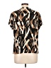 Laura Ashley Brown Short Sleeve Blouse Size L (petite) - photo 2