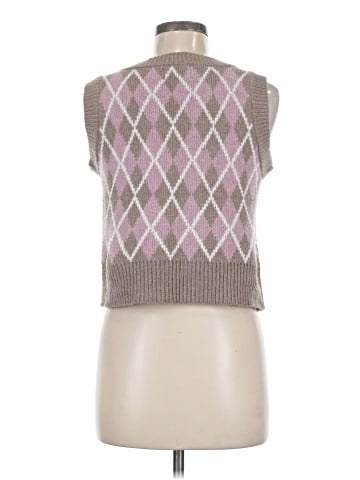 Pink Rose Sweater Vest (view 2)