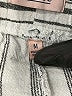 Per Se Stripes Gray Linen Pants Size M - photo 5