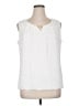 Sara Michelle 100% Polyester Ivory Sleeveless Blouse Size XL - photo 1