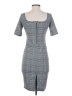 Popular Basics Houndstooth Gray Casual Dress Size S - photo 2