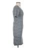 Popular Basics Houndstooth Gray Casual Dress Size S - photo 4