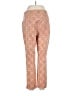 Soft Surroundings Print Orange Casual Pants Size L - photo 2