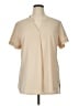 Timeson 100% Polyester Ivory Short Sleeve Blouse Size XL - photo 1