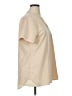 Timeson 100% Polyester Ivory Short Sleeve Blouse Size XL - photo 4