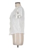 Blu Pepper White Short Sleeve Blouse Size M - photo 5