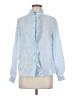 Unbranded 100% Polyester Blue Long Sleeve Blouse Size M - photo 1
