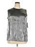 Karen Scott Silver Sleeveless Blouse Size 2X - photo 1