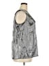 Karen Scott Silver Sleeveless Blouse Size 2X - photo 4