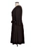 AGB Solid Brown Casual Dress Size 14 - photo 5
