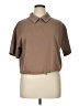 Anrabess Brown Short Sleeve Turtleneck Size XL - photo 1