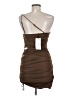 Zara Solid Brown Cocktail Dress Size M - photo 2