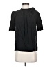Sandro 100% Silk Black Short Sleeve Silk Top Size Sm (1) - photo 1