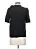 Sandro 100% Silk Black Short Sleeve Silk Top Size Sm (1) - photo 2