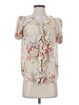 Joie Short Sleeve Silk Top (view 1)