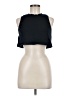 Open Edit 100% Organic Cotton Black Tank Top Size M - photo 1