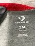 Converse Graphic Gray Short Sleeve Onesie 0-3 MO / 3 MO - photo 3
