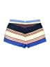 BCBGMAXAZRIA Stripes Blue Khaki Shorts Size M - photo 2