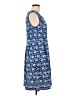 Max Studio Paisley Blue Casual Dress Size L - photo 4