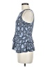 Matty M 100% Polyester Blue Sleeveless Blouse Size M - photo 5
