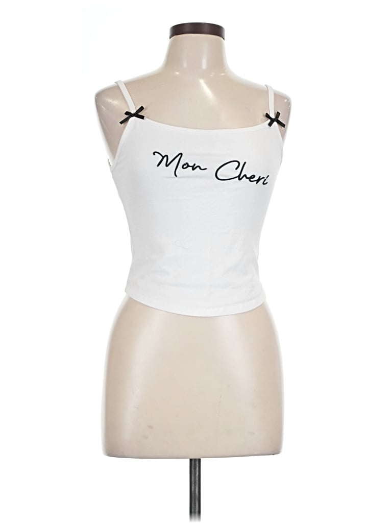 Pre-owned Forever 21 Tank Top White Strapless Neckline Tops