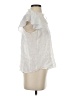H&M 100% Viscose Ivory Short Sleeve Blouse Size 2 - photo 4