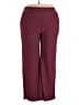 Halara Solid Burgundy Casual Pants Size 3X (estimated) - photo 1
