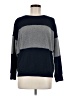 Sundry Color Block Blue Pullover Sweater Size Med (2) - photo 1