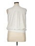 Cable & Gauge Silver Sleeveless Blouse Size XL - photo 2