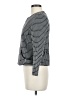 Akris Punto 100% Baumwolle Houndstooth Ivory Jacket Size 6 - photo 5