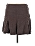 Eyeshadow 100% Cotton Brown Casual Skirt Size 9 - photo 1