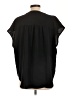 Rafaella 100% Polyester Black Short Sleeve Blouse Size L - photo 2