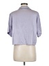 Lily Star Purple Short Sleeve Blouse Size M - photo 2