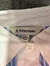 J. Peterman 100% Cotton Blue 3/4 Sleeve Button-Down Shirt Size 0 - photo 7