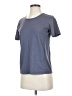 Flora Nikrooz Solid Blue Short Sleeve T-Shirt Size XS - photo 1