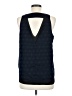 Cooper & Ella 100% Polyester Blue Sleeveless Blouse Size M - photo 2