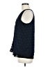 Cooper & Ella 100% Polyester Blue Sleeveless Blouse Size M - photo 5