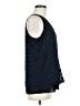 Cooper & Ella 100% Polyester Blue Sleeveless Blouse Size M - photo 4