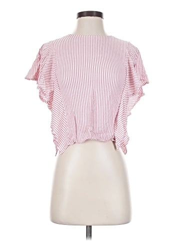 Zara TRF Short Sleeve Blouse (view 1)