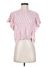 Zara TRF Pink Short Sleeve Blouse Size XS - photo 1