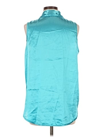 New York & Company Sleeveless Button-Down Shirt (view 2)