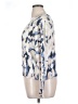 Nic + Zoe Animal Print Silver Pullover Sweater Size XL - photo 5