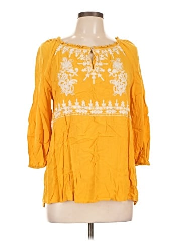 St. John's Bay 3/4 Sleeve Blouse (view 1)