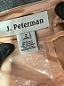 J. Peterman 100% Silk Metallic Tan Gold Silk Pants Size 2 - photo 8