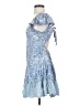 Angie Paisley Blue Casual Dress Size S - photo 5